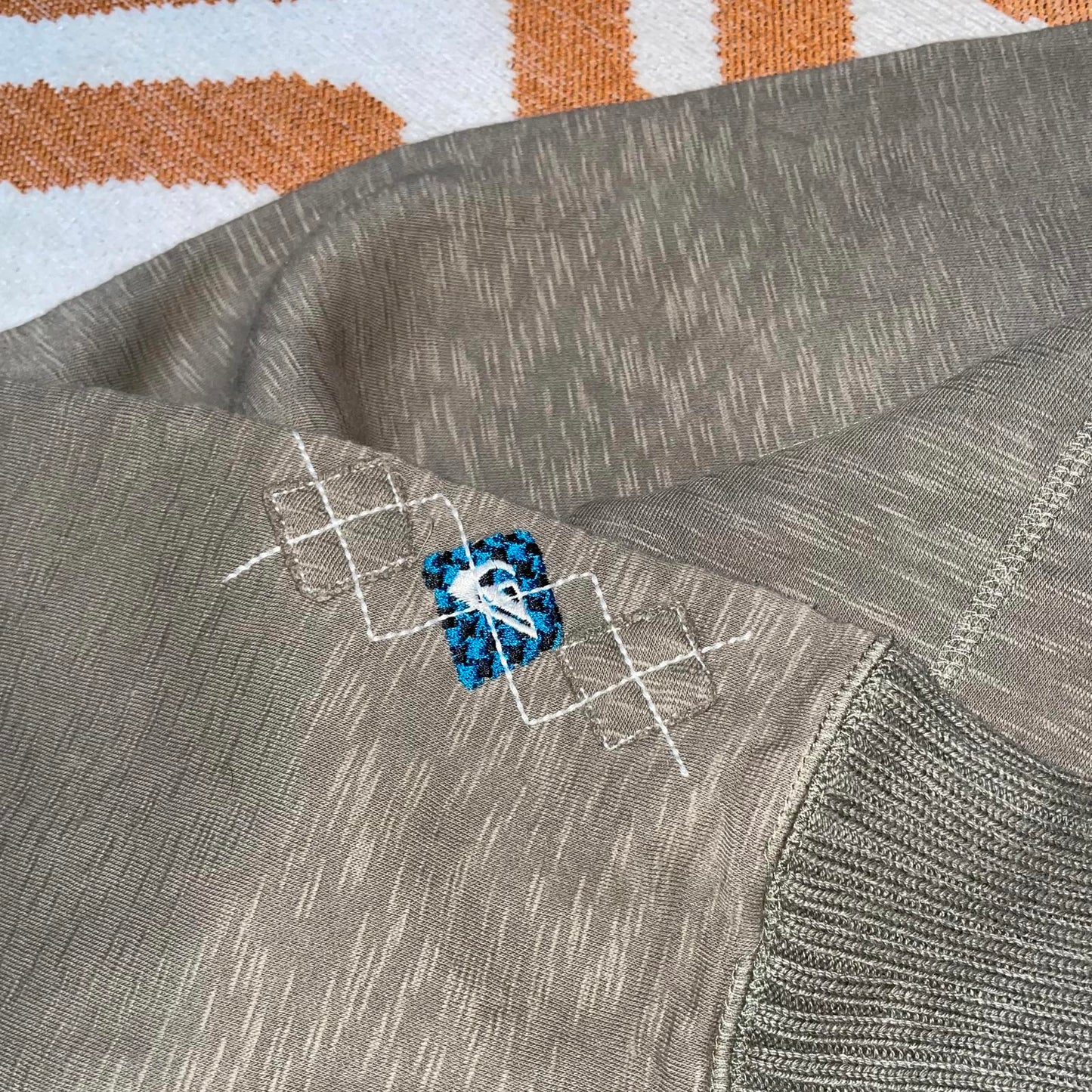 Quiksilver 00s Embroidered/Patched Sweatshirt L