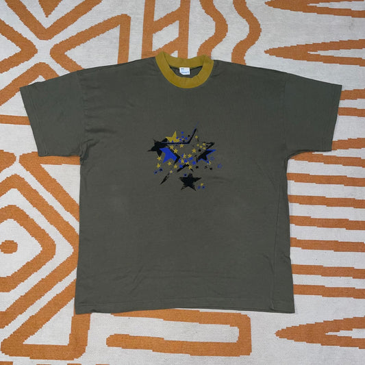 Schiesser 90s Stars Graphic Ringer T-Shirt XL