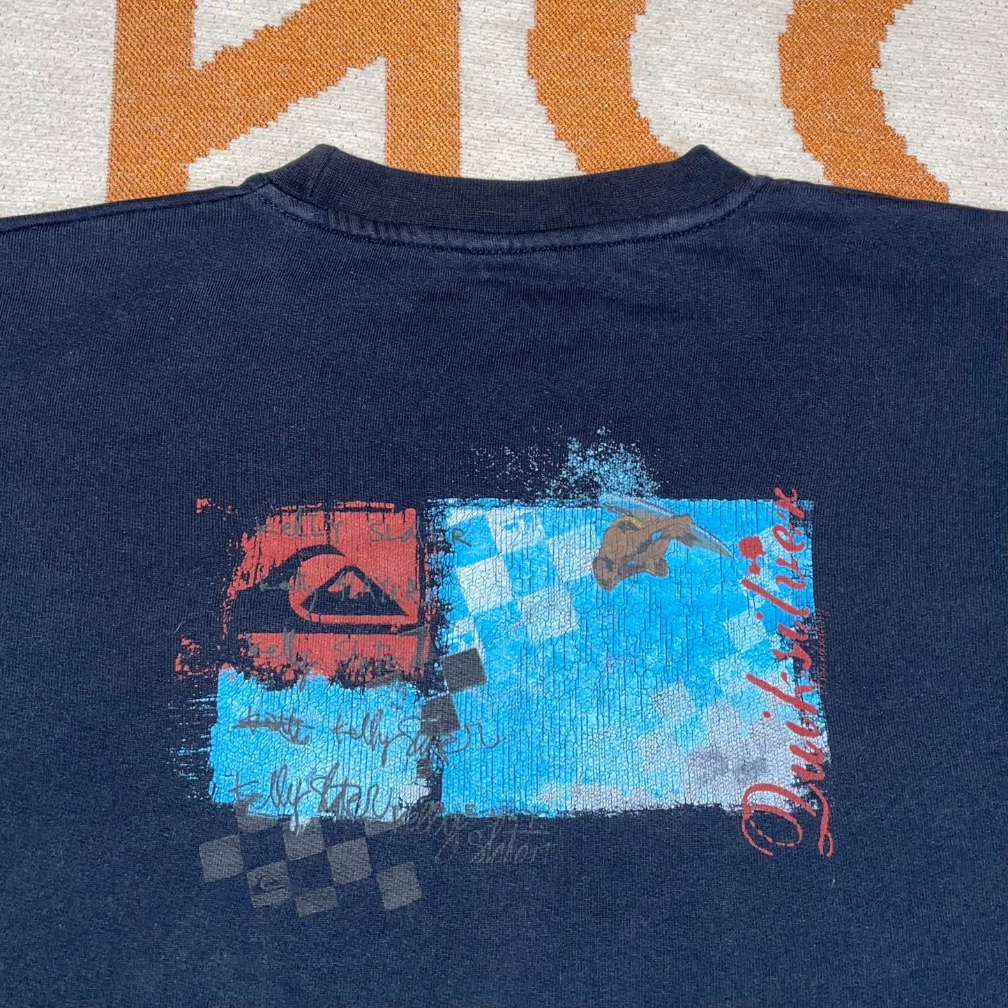 Quiksilver 00s Print Kelly Slater Sweatshirt XL