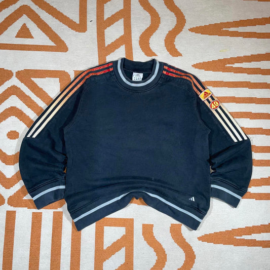 Adidas 00s Embroidered Stripes Racing Sweatshirt M