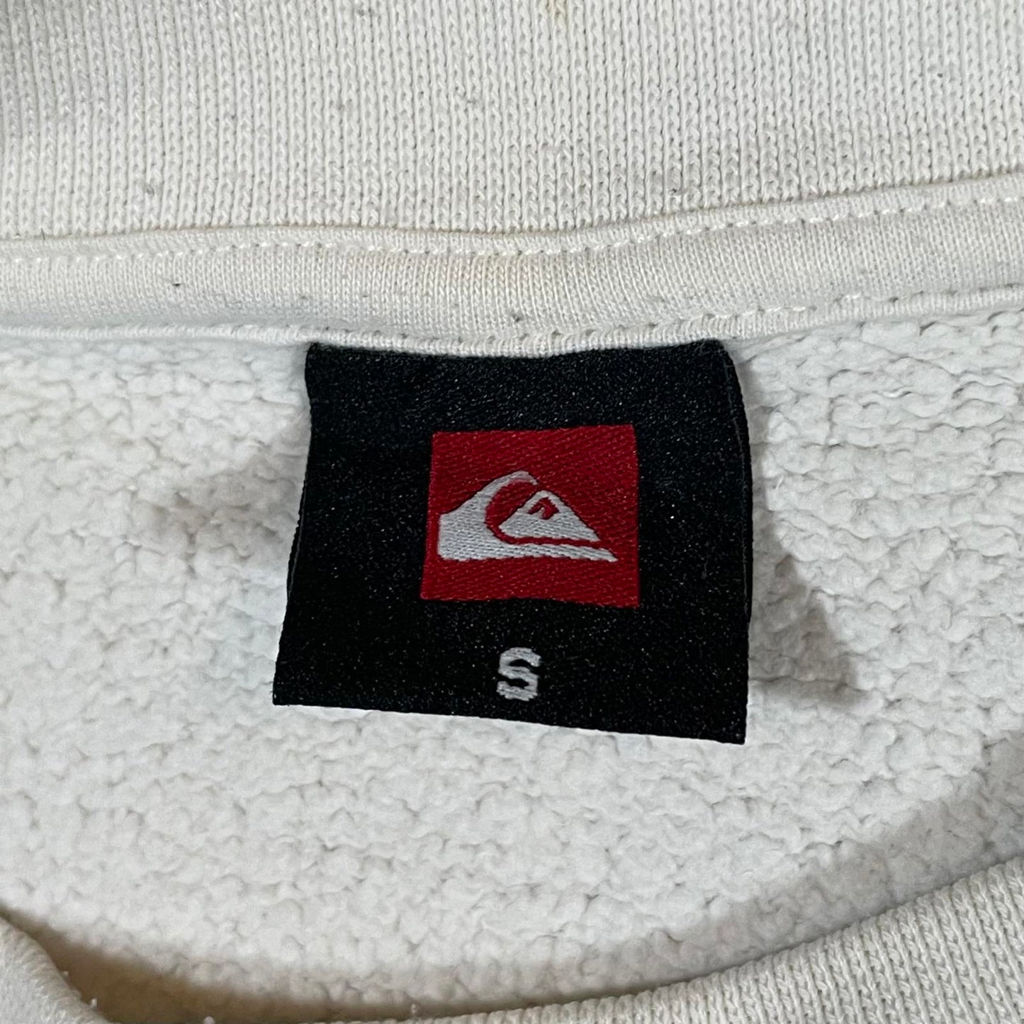 Quiksilver 00s Print White Sweatshirt S