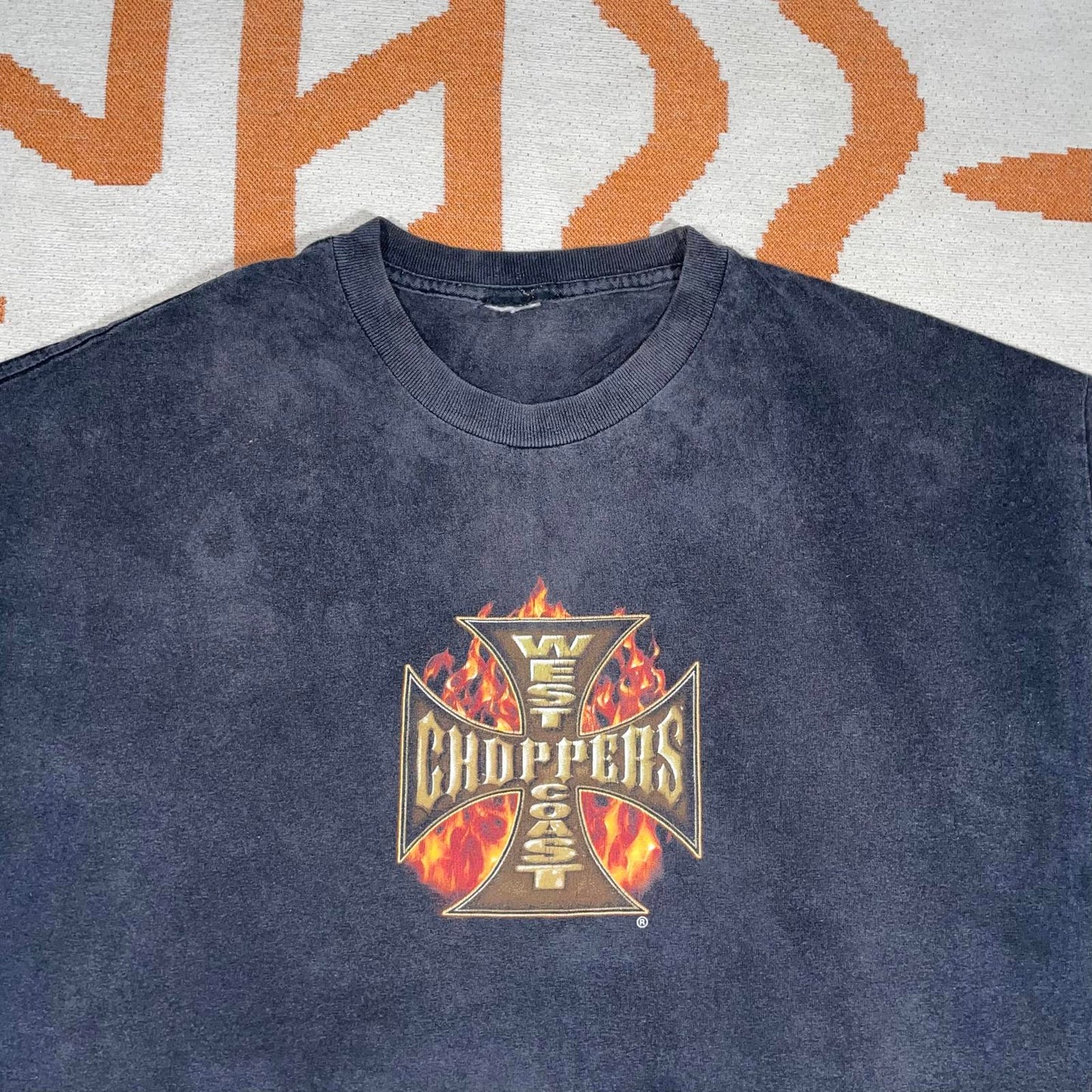 West County Choppers 90s Long Beach Biker Graphic T-Shirt XL