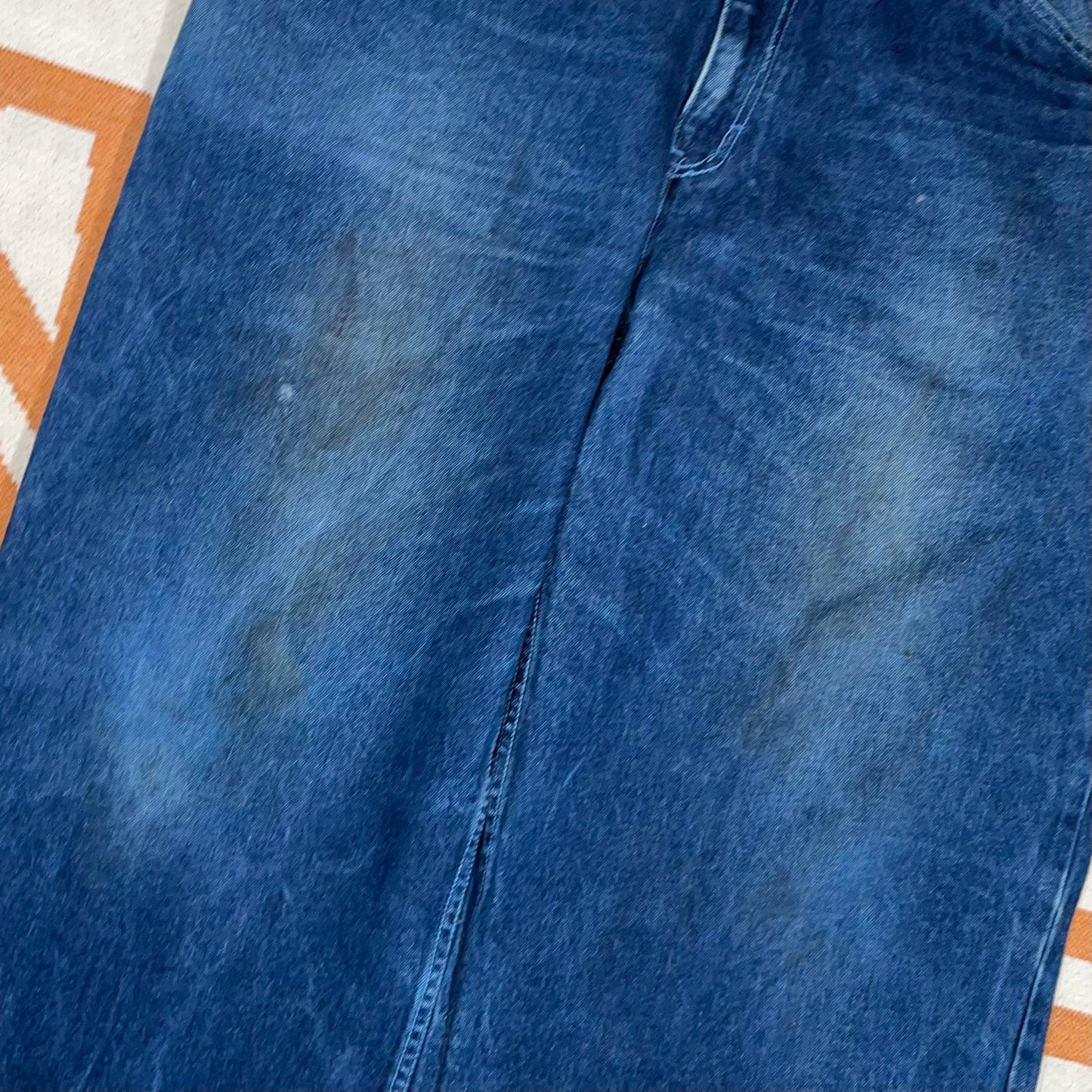 Karl Kani 90s Embroidered Baggy Blue Denim Jeans 38x32