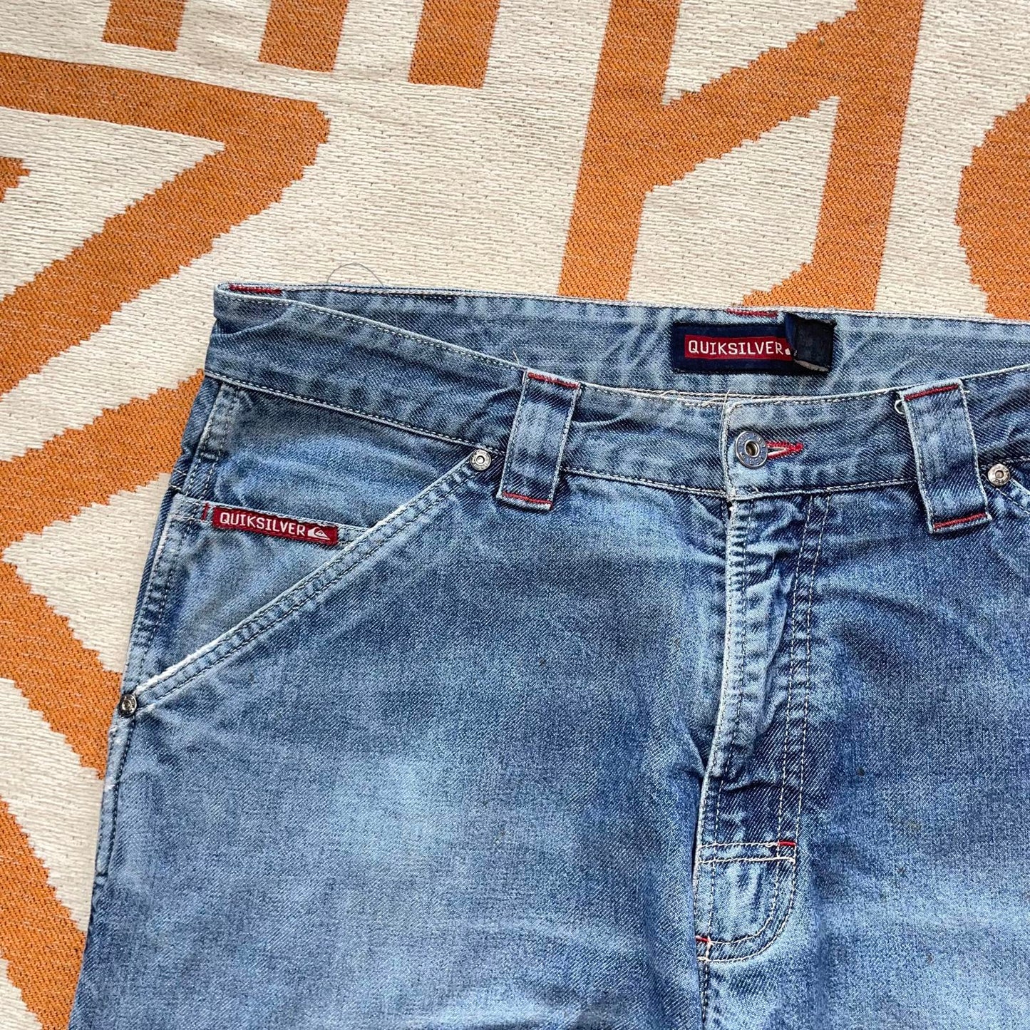 Quiksilver 00s Baggy Surf Jeans 36x32