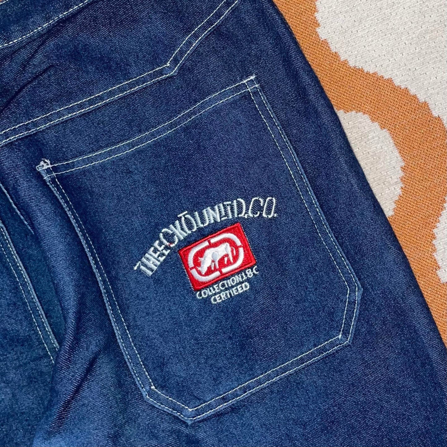 Ecko Unltd. 00s Embroidered Bell Bottom Jeans 34x30