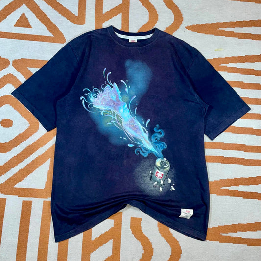 Ecko Unltd. 00s Graphic Spraypaint T-Shirt L