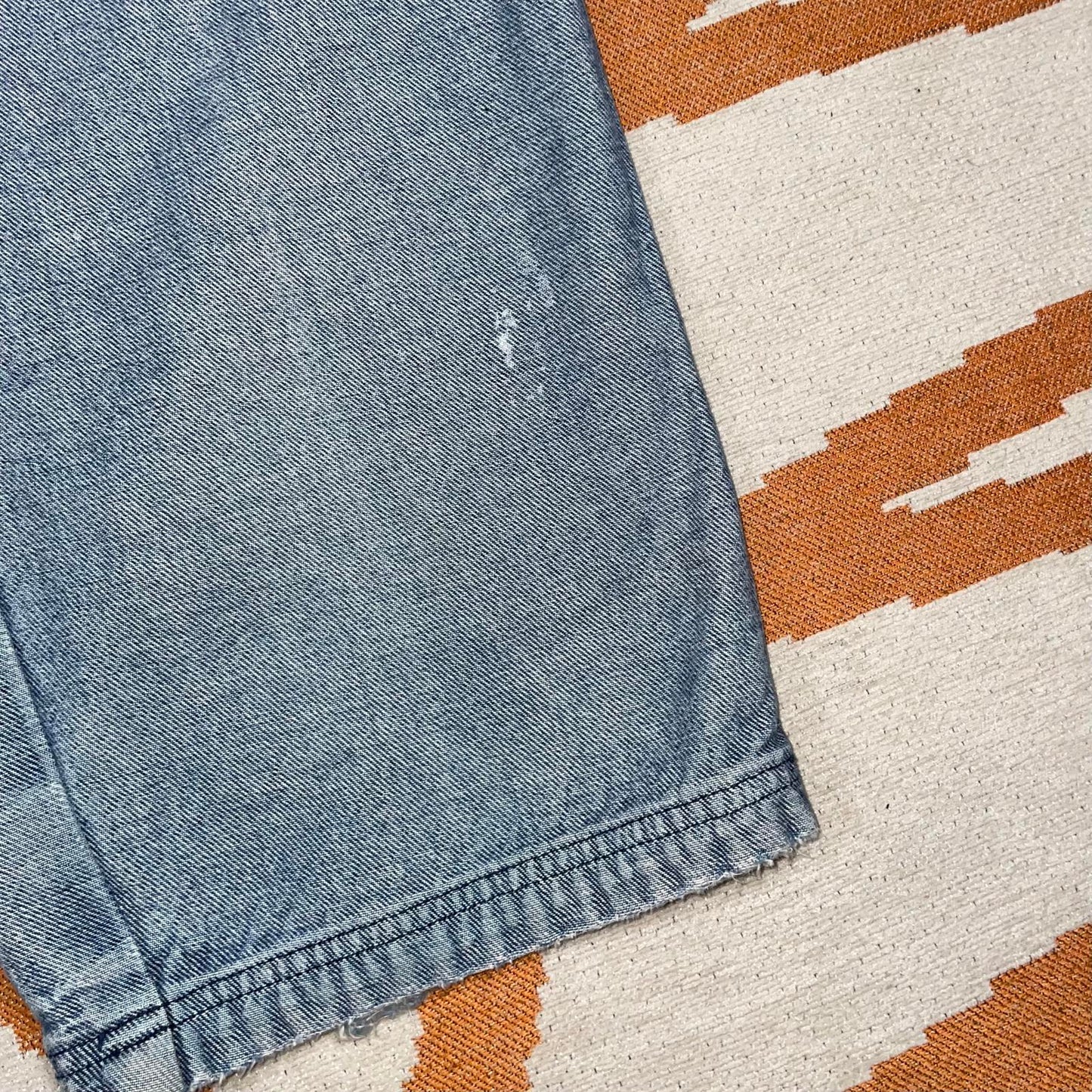 Fubu 90s Baggy Light Blue Denim Carpenter Jeans 36x34