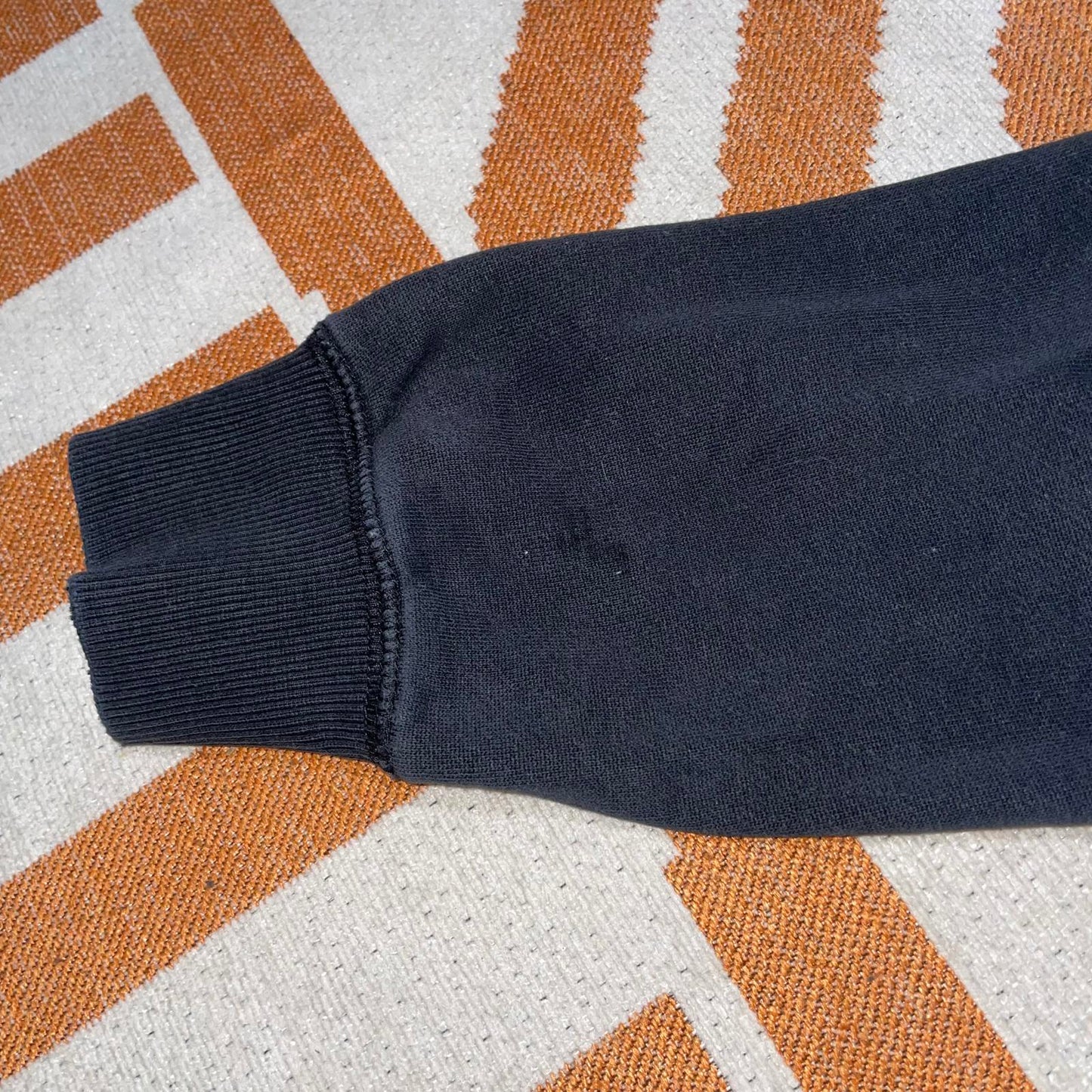 Quiksilver 00s Graphic Beach Black Sweatshirt L