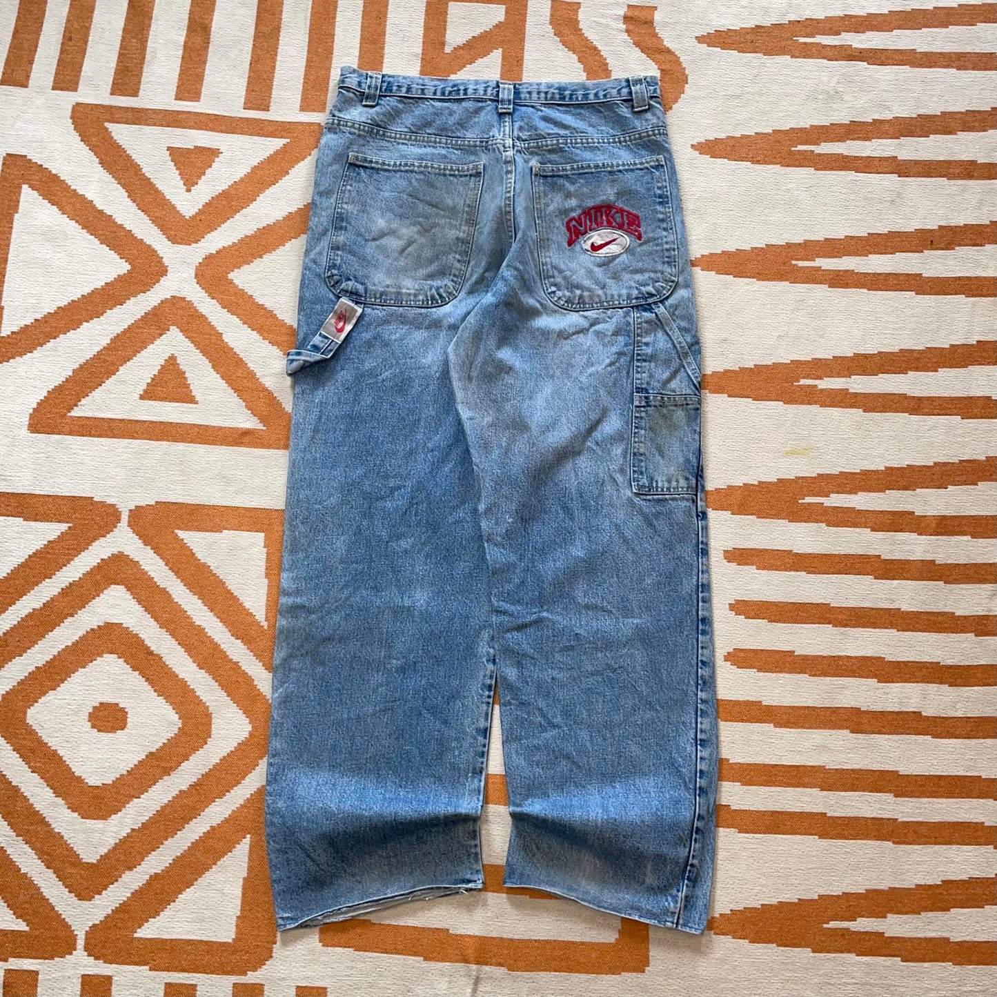 Nike 90s Embroidered Baggy Carpenter Jeans 34x30