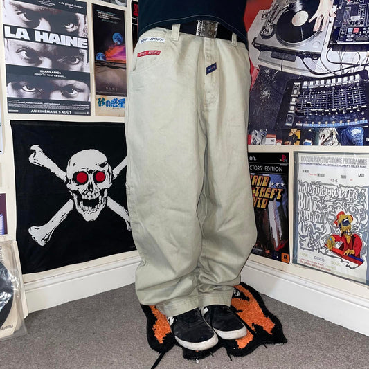 Boff 00s Embroidered Baggy Jeans 40x34