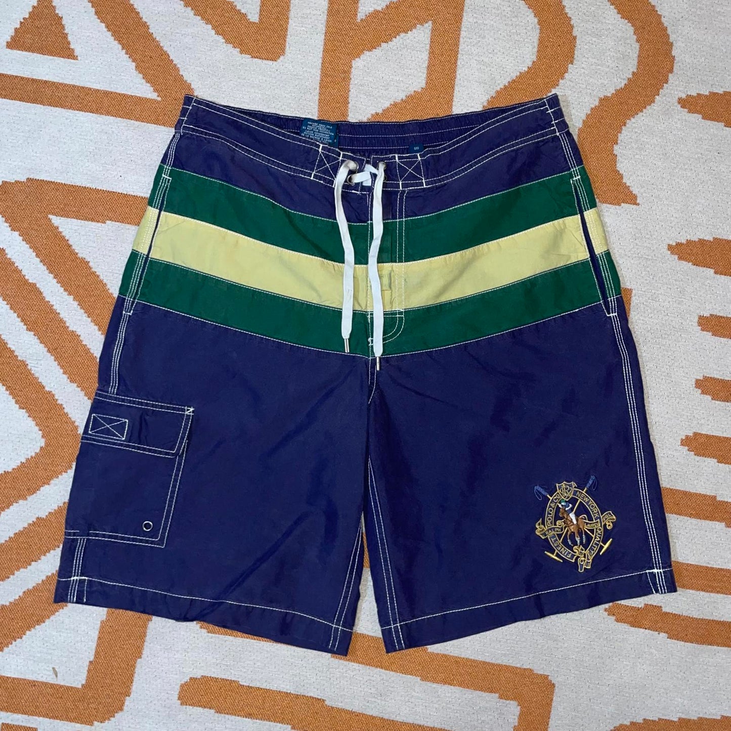Polo Ralph Lauren 90s Embroidered Swim Shorts S