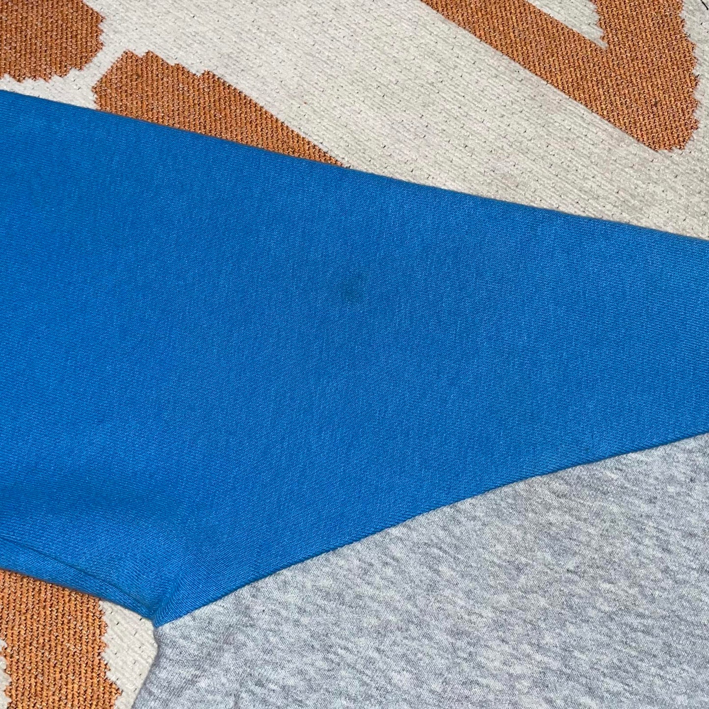 DC 00s Print Blue/Grey Logo Sweatshirt M