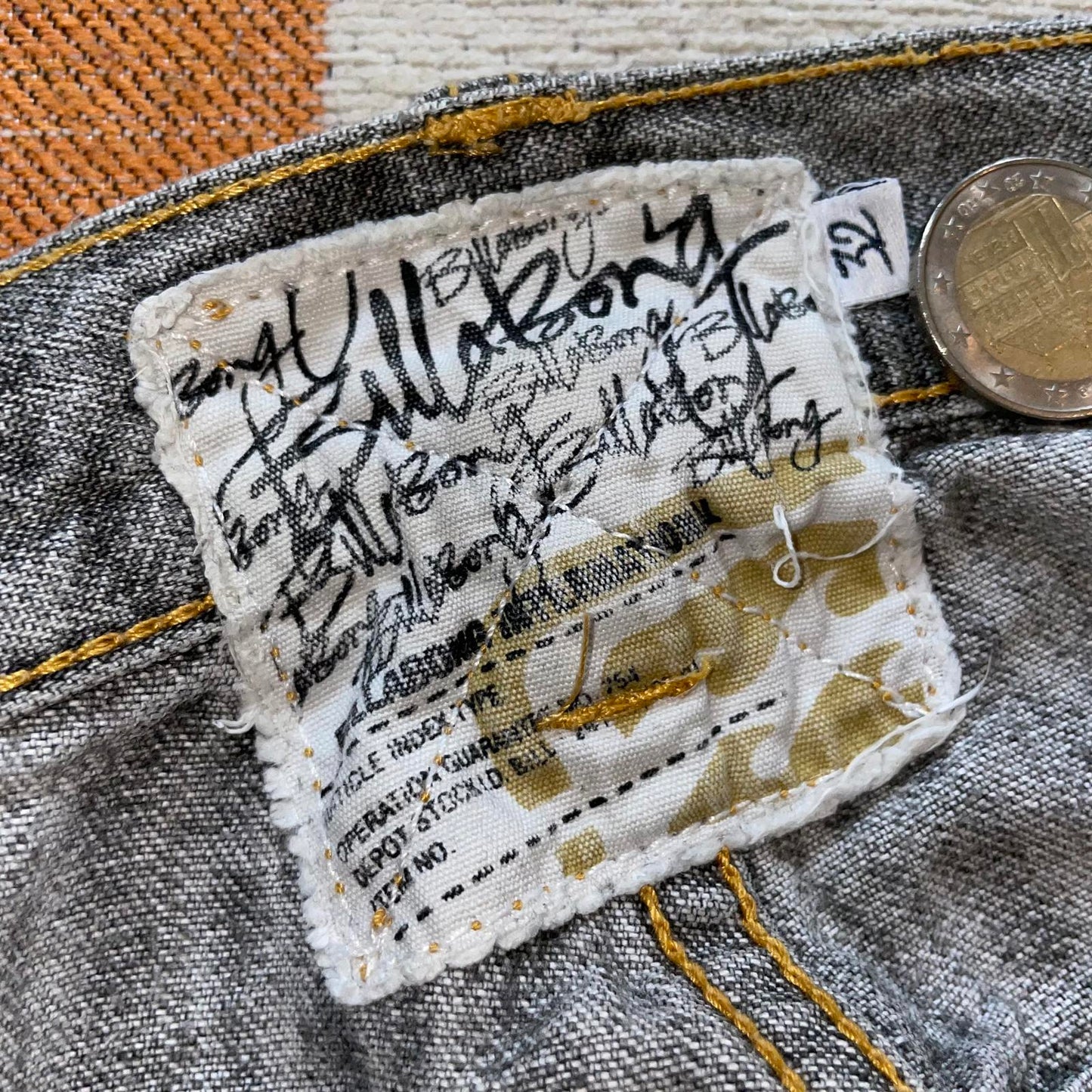 Billabong 00s Printed Surf Jeans 32x32