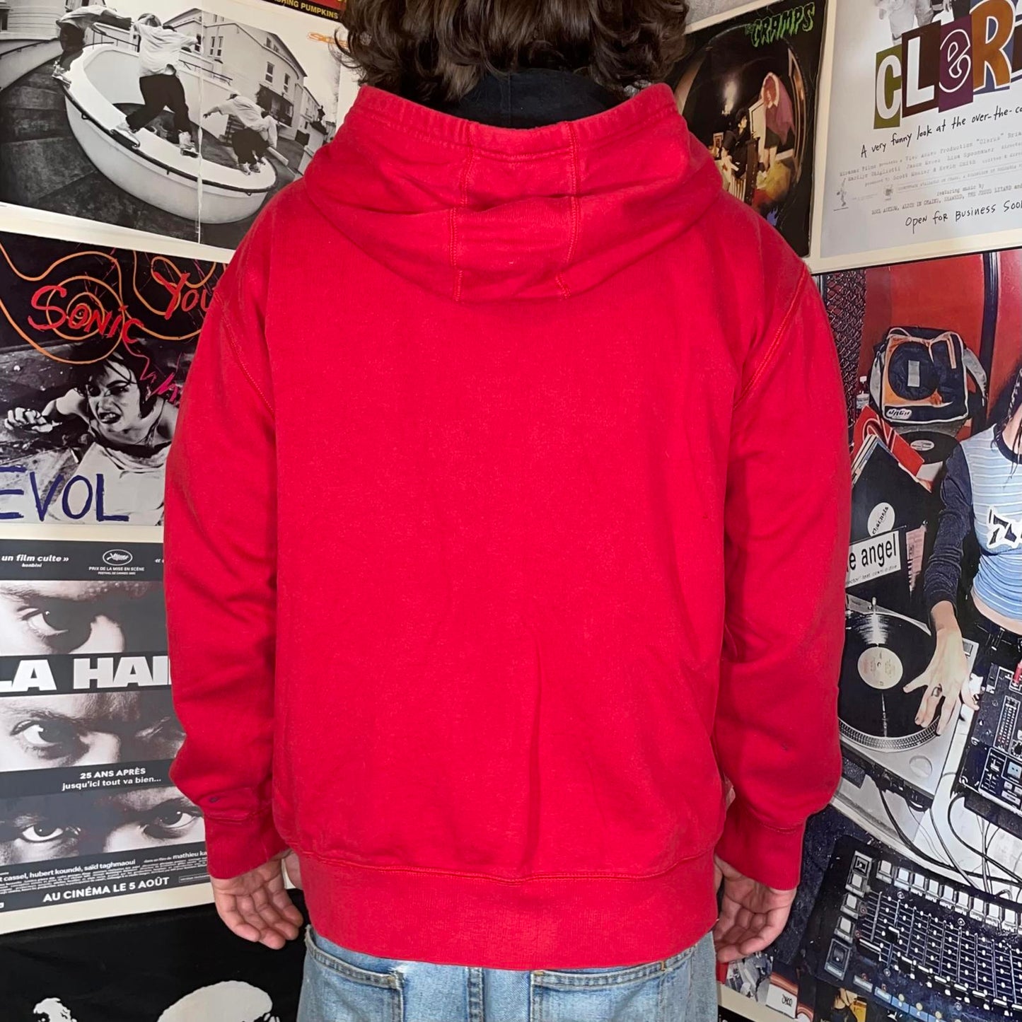 Ecko Unltd. 00s Embroidered Red Zip Hoodie XL