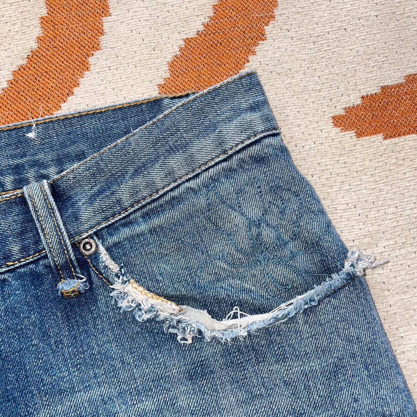 Rip Curl 00s Printed Surf Jeans 36x32