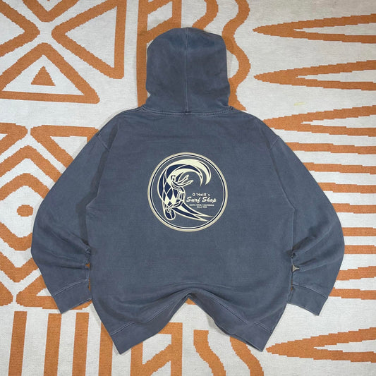 O’Neill 90s Surf Shop Art Print Grey Hoodie XL