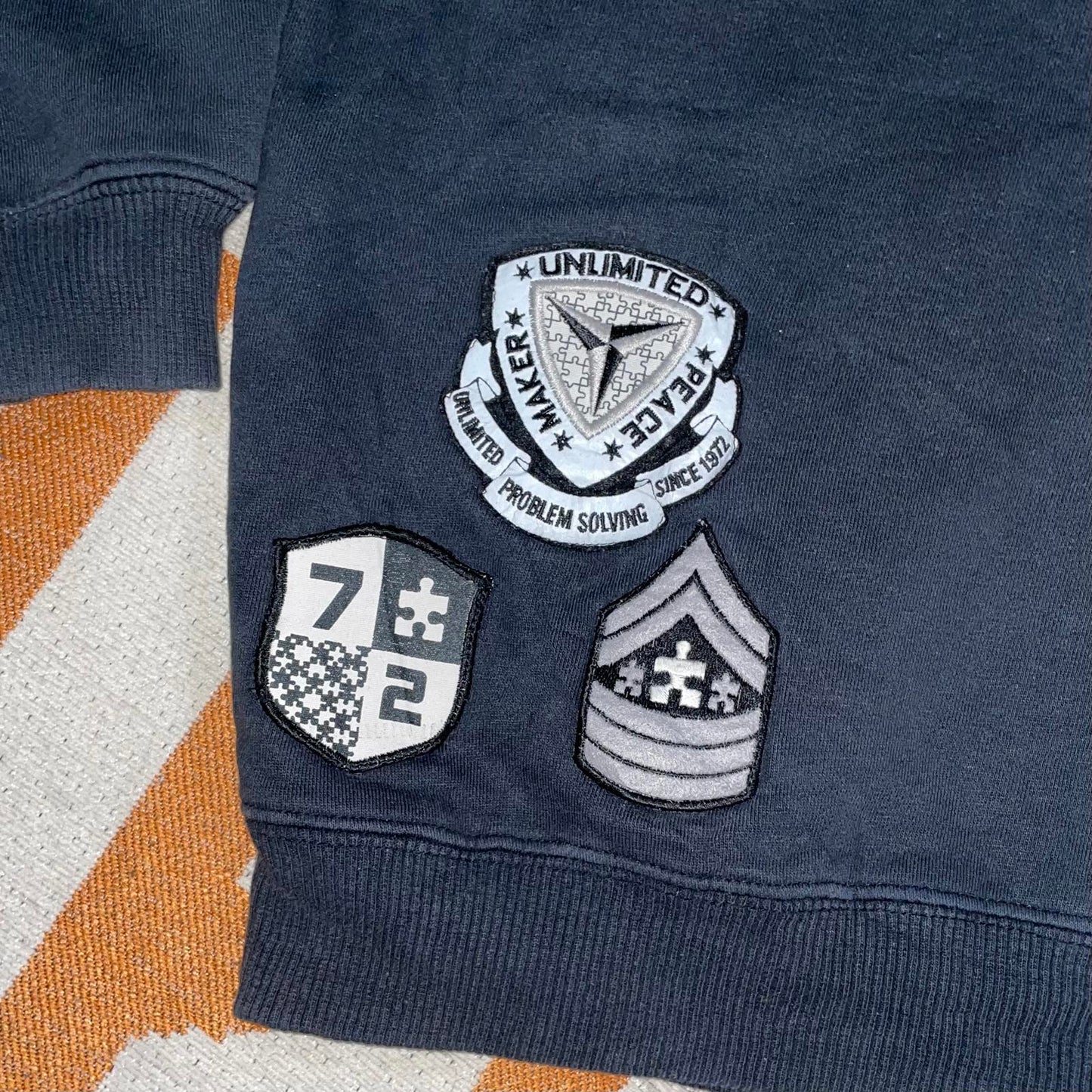 Ecko Unltd. 90s Rhino Camo Embroidered Zip Hoodie XS