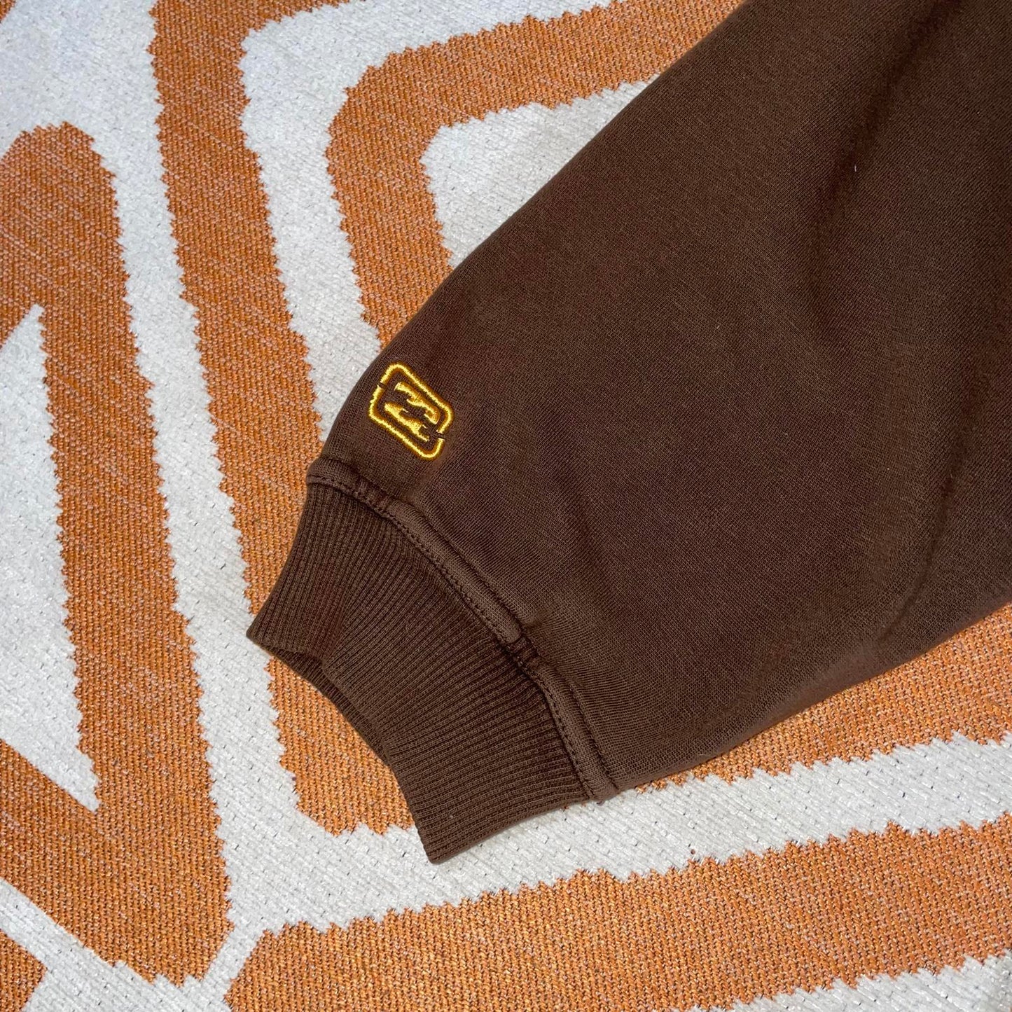 Billabong 90s Embroidered Brown Surf Hoodie L