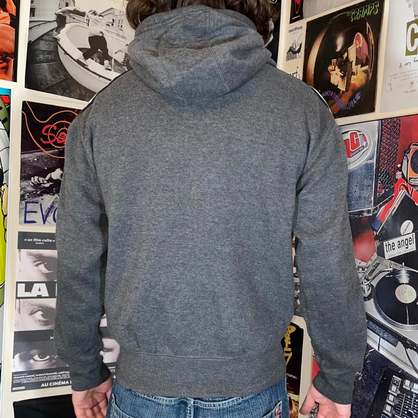 Ecko Unltd. 00s Embroidered Signature Grey Hoodie XS