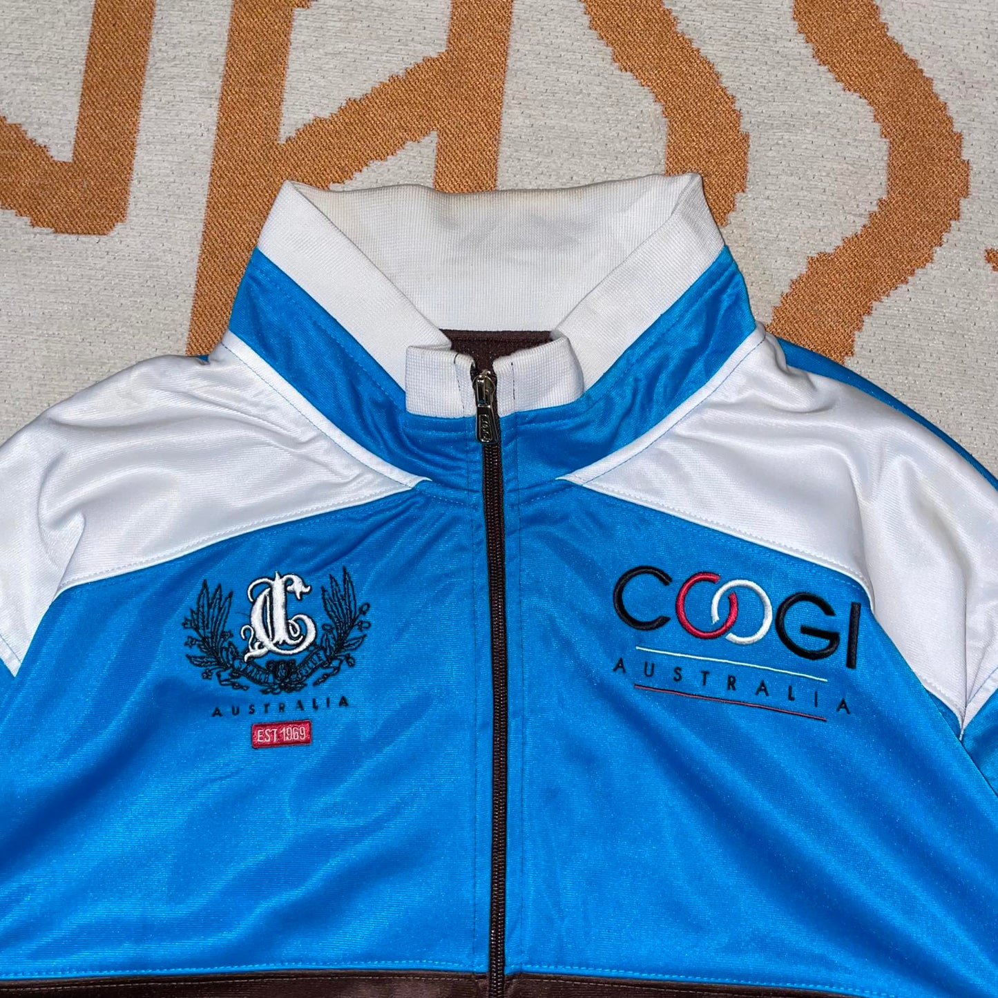 Coogi 90s Embroidered Track Jacket XL