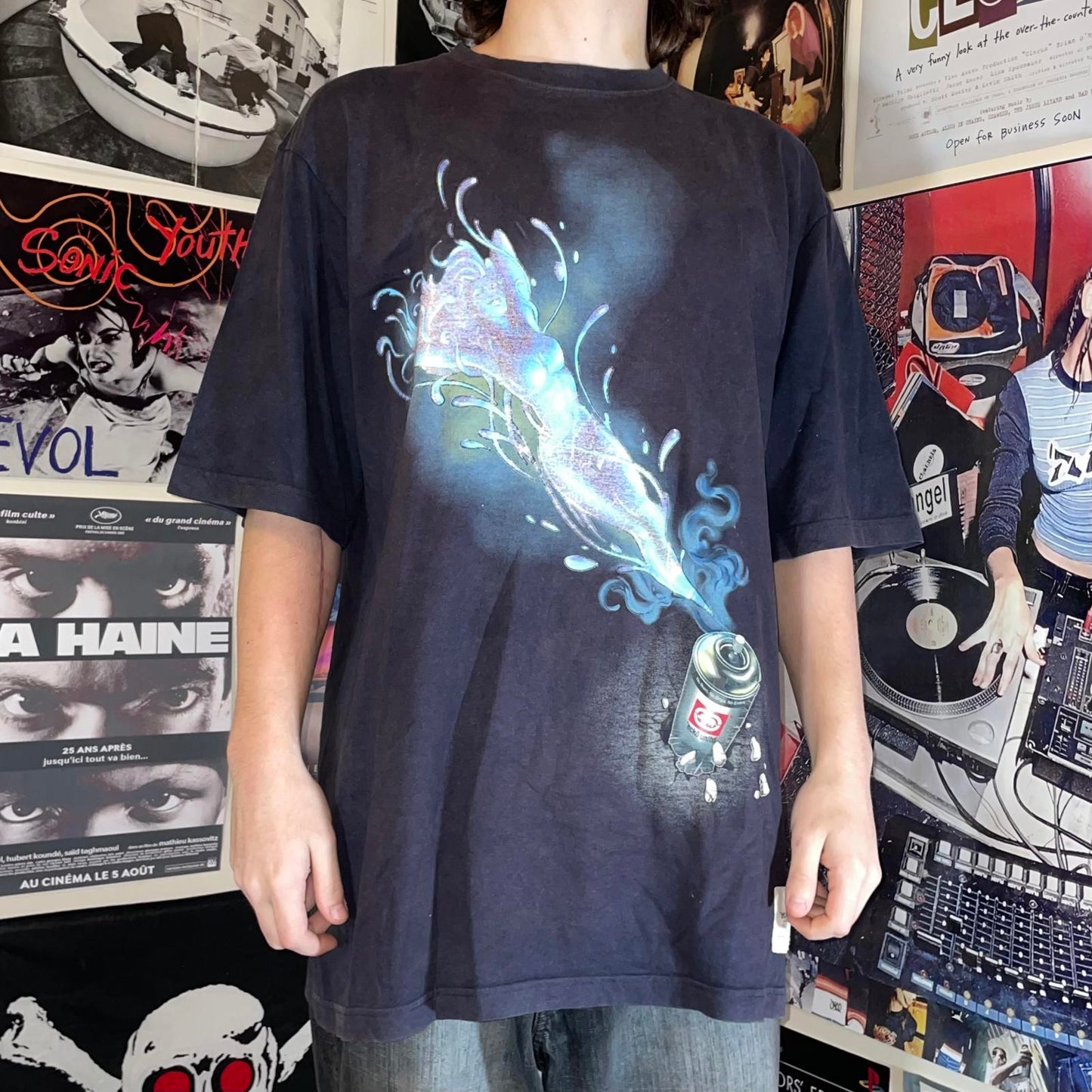 Ecko Unltd. 00s Graphic Spraypaint T-Shirt L