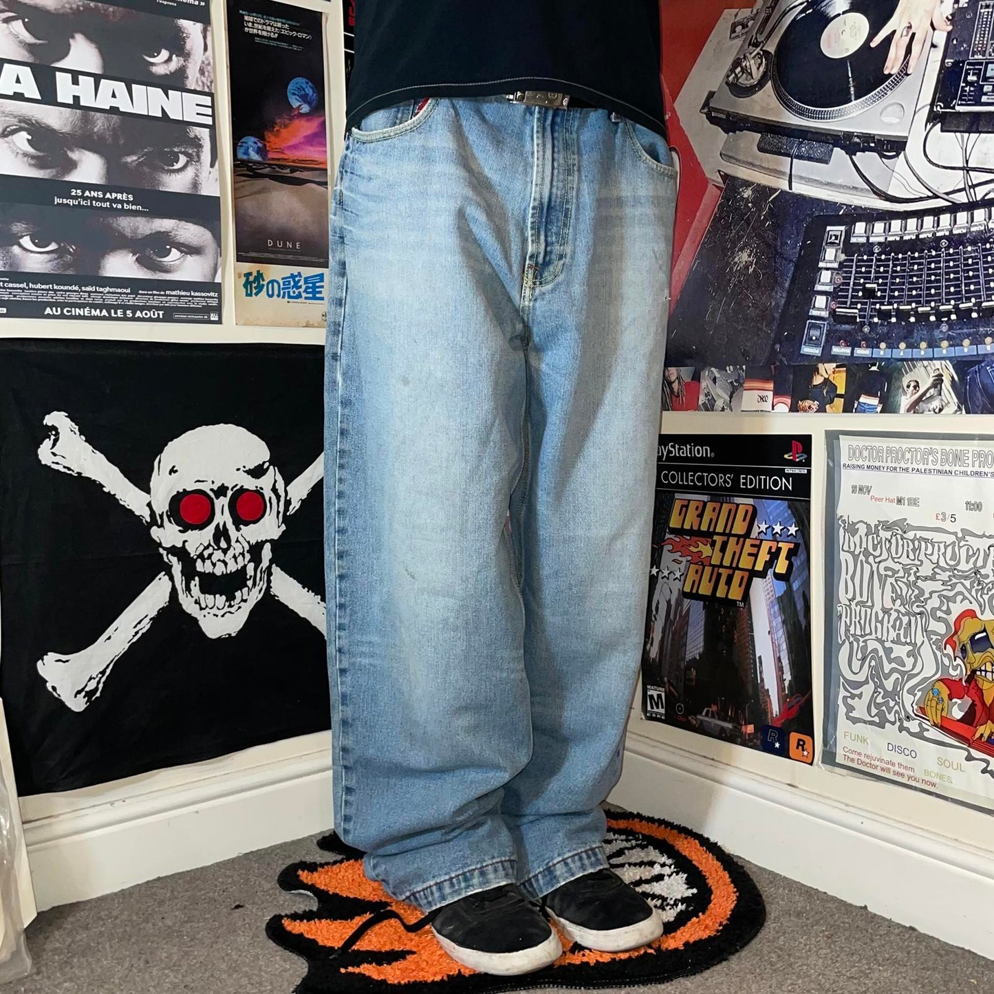 Brooklyn Xpress 90s Baggy Dragon Jeans 36x34