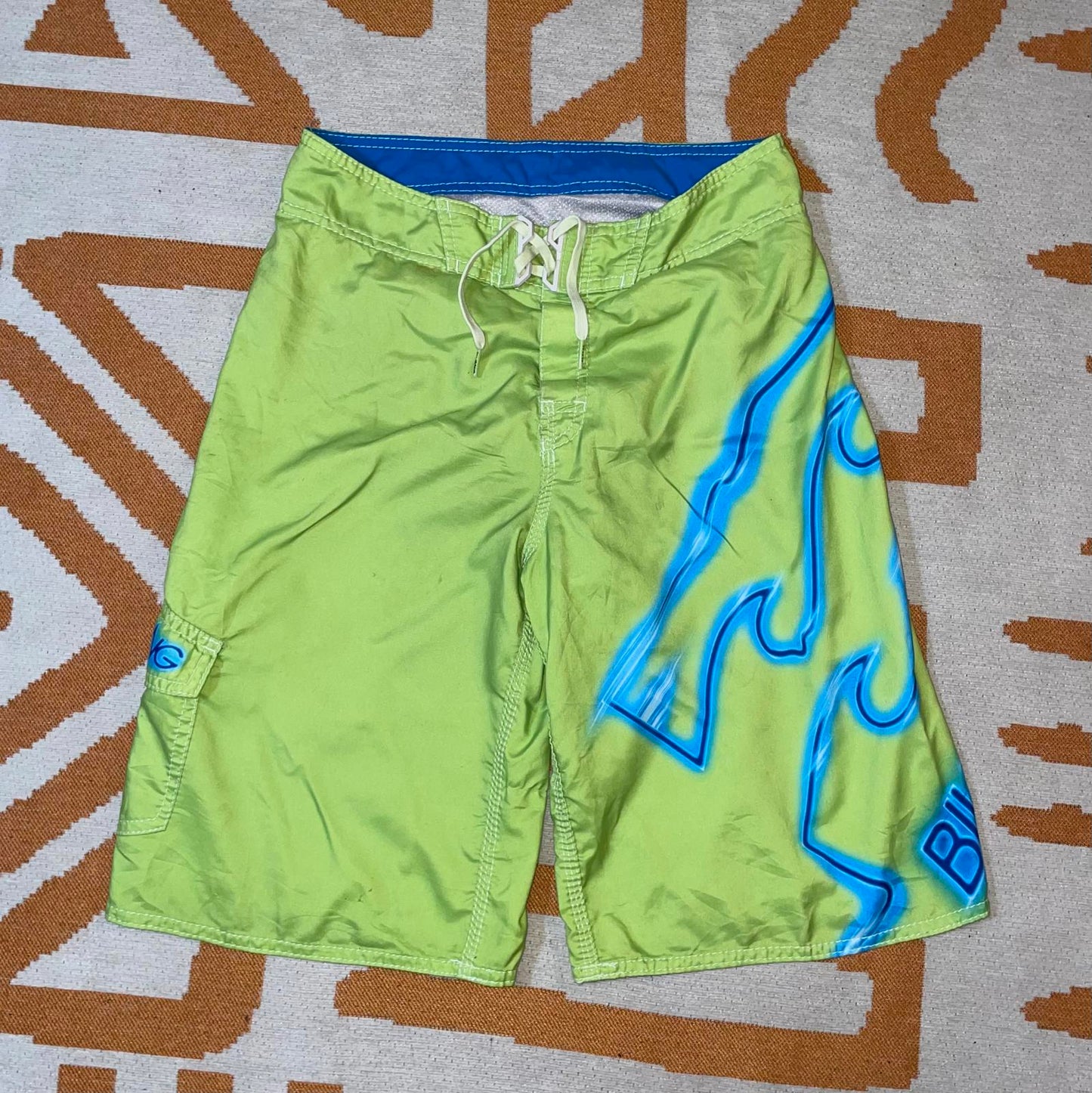 Billabong 00s Pattern Board Shorts S